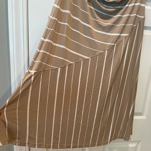 Chico’s A-line striped skirt